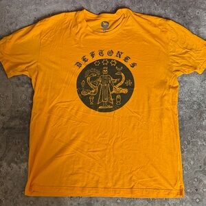 Deftones Graphic Yellow T-Shirt